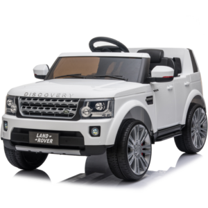 Kids Electric Ride On Land Rover Discovery 12v Single Seat - White