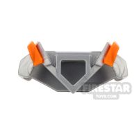 Product shot LEGO - Armor Breastplate with Trans-Neon Orange Shoulder Pads