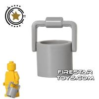 Product shot LEGO - Bucket - Light Blueish Gray