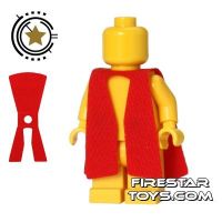 Product shot LEGO Cape - Judges Robe - Red