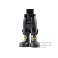 Product shot LEGO Elves Minifigure Legs Black Trousers & Boots
