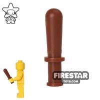 Product shot LEGO - Police Truncheon - Reddish Brown