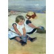 Mary Cassatt: Children Playing on the Beach