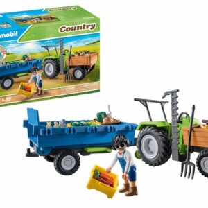 PLAYMOBIL 71249 Tractor with Trailer