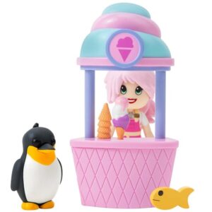 Adopt Me! Elsa and King Penguin Friends Pack Series 1 - Ice Cream Parlour