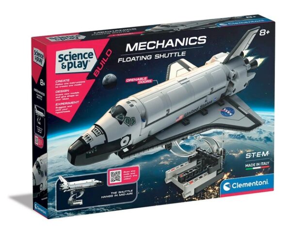 Clementoni Mechanics Lab Floating Space Rocket Nasa Toy