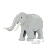 Product shot LEGO Animals Minifigure Elephant with Long Tusks