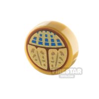 Product shot LEGO Printed Round Tile 1x1 Scarab Compass