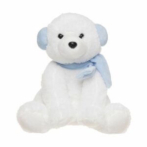 Ping The Polar Bear With Ear Muffs Soft Toy