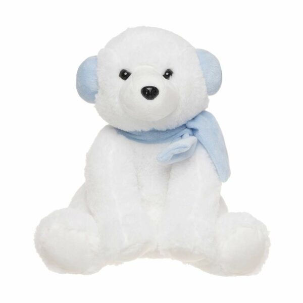 Ping The Polar Bear With Ear Muffs Soft Toy