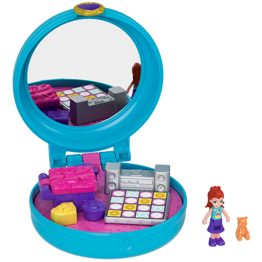 Polly Pocket Clip & Comb Birthday Compact Playset