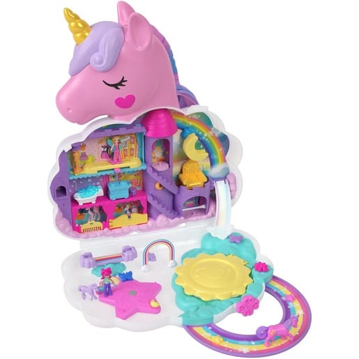 Polly Pocket Rainbow Unicorn Salon Playset