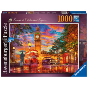 Ravensburger Sunset at Parliament Square Jigsaw Puzzle 1000 Pieces