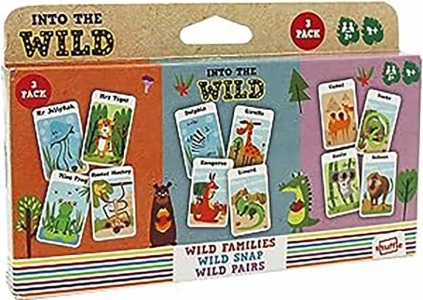 Shuffle Into The Wild 3 Kids Card Games