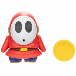 Super Mario - Shy Guy with Coin 10cm Figure