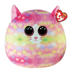Ty Squish-a-Boos - Sonny The Pink Cat 31cm Soft Toy