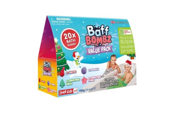 Zimpli Kids Christmas Edition Baff Bombz 20 Pack