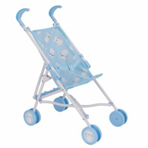 BabyBoo Kitty Doll Stroller - Blue