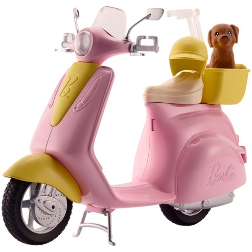 Barbie Moped Scooter with Puppy