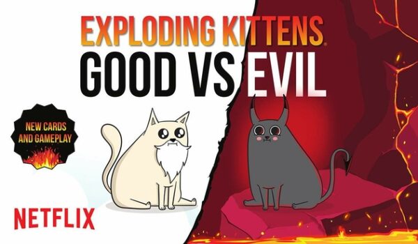 Exploding Kittens Good vs Evil Card Game