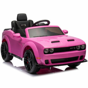 Kids Electric Ride On 12V Dodge Challenger Pink Ride on Kids Car
