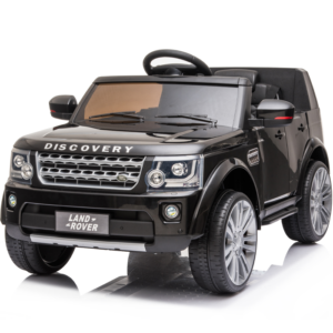 Kids Electric Ride On Land Rover Discovery 12v Single Seat - Black