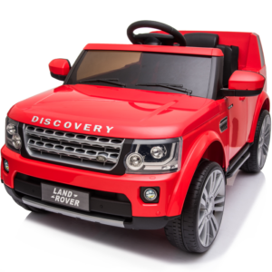 Kids Electric Ride On Land Rover Discovery 12v Single Seat Red