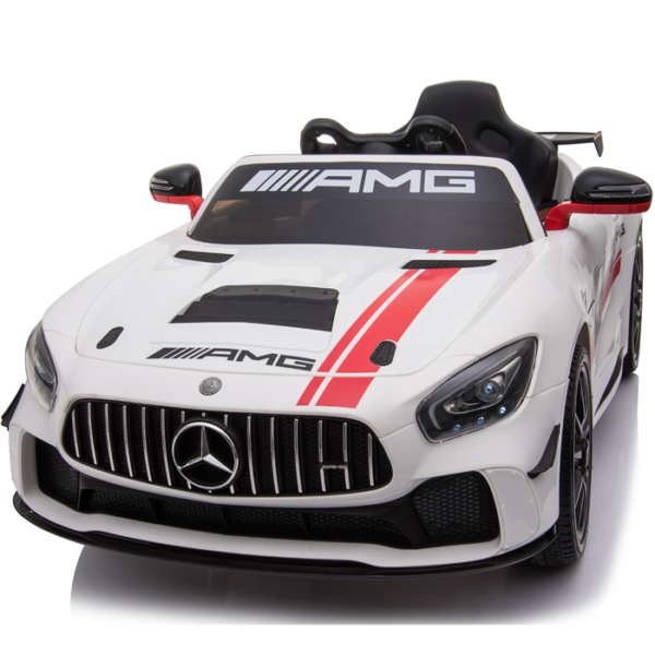 Kids Electric Ride On Mercedes GT4 AMG White