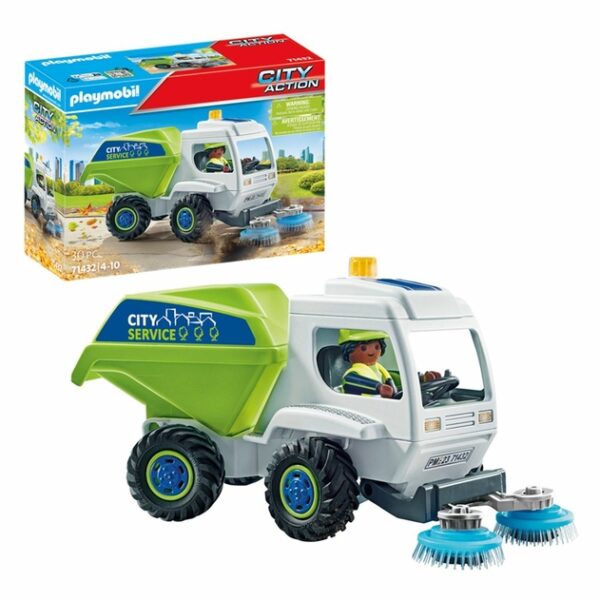 PLAYMOBIL 71432 City Life Road Sweeper Playset