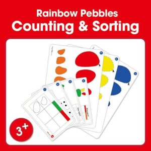 Rainbow Pebbles Counting & Sorting Activity Cards