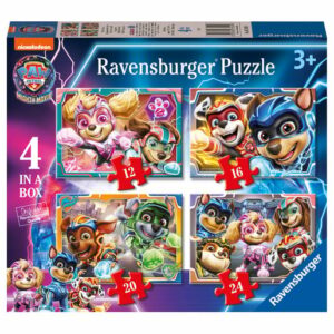 Ravensburger Paw Patrol The Mighty Movie 4 in a Box Jigsaw Puzzles