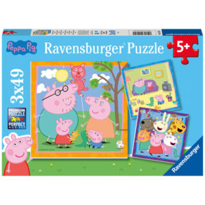 Ravensburger Peppa Pig 3 in a Box Jigsaw Puzzles