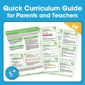 Reception/Foundation Year - Simplified UK Curriculum Guide for Parents & Teachers