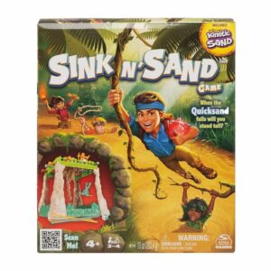 Sink N' Sand Quicksand Kids Board Game with Kinetic Sand