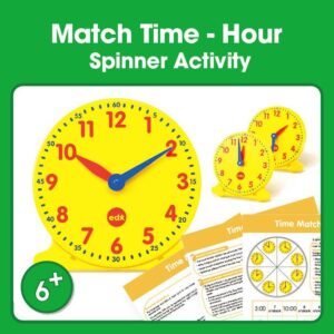 Time Match (Hour) Spinner Game (6+)
