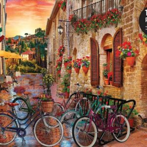 WHSmith 1000 Piece Biking In Tuscany Jigsaw Puzzle