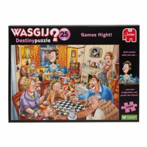 Wasgij 25 Destiny Puzzle Games Night 1000 Piece Jigsaw Puzzle