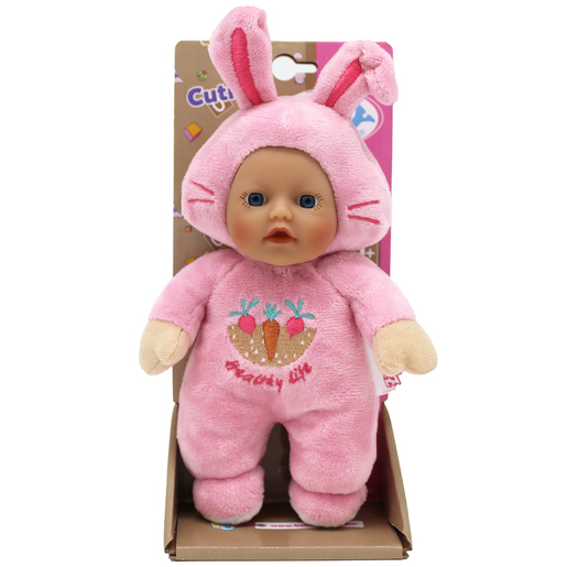 BABY Born Cuties For Babies Crinkle Doll - Pastel Pink Bunny