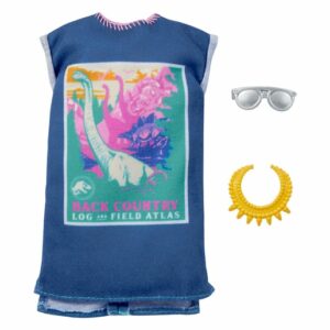 Barbie Fashion Clothes - Jurassic World Dinosaur T-Shirt Dress
