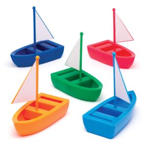 Design Your Own Plastic Sailboats (Pack of 5) Design Your Own