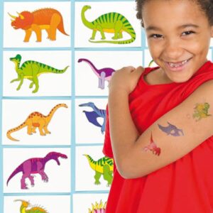 Dinosaur Temporary Tattoos For Kids (Pack of 48) Toys