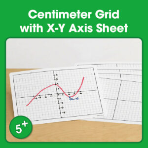 Edx Downloadable Centimeter Grid with X-Y Axis Sheet