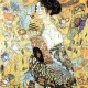 Jigsaw Puzzle - 80 Pieces - Art - Wooden - Klimt : Lady with Fan