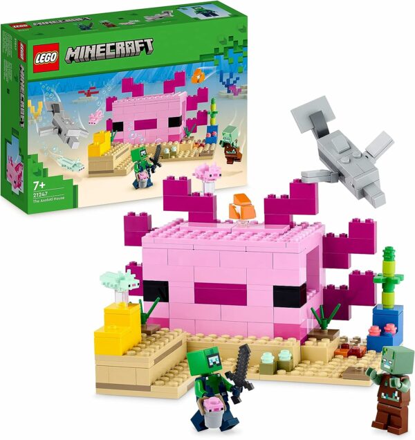 LEGO Minecraft The Axolotl House Underwater Set 21247