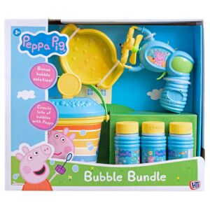 Peppa Pig Bubble Bundle - Includes Bonus Bubble Solution
