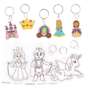 Princess Super Shrink Keyrings (Pack of 8) Craft Kits