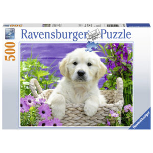 Ravensburger Sweet Golden Retriever 500 Piece Puzzle