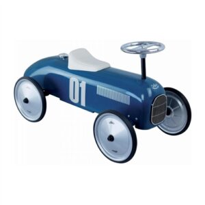 Vilac Ride-On Metal Vintage Car - Petrol Blue