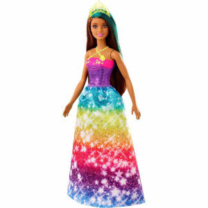 Barbie Dreamtopia Princess Doll Brown & Blue Hair