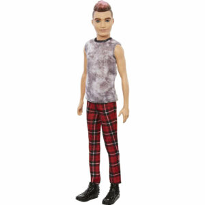 Barbie Fashionista Doll Zip Case Ken Punk Rock Rocker Doll